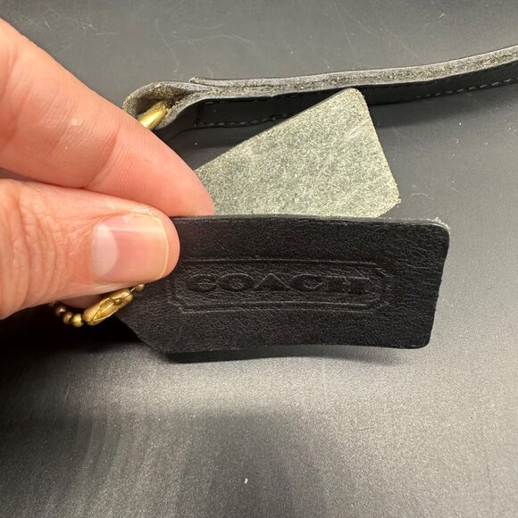 Vintage Coach Purse Willis 9927 Black Leather Messenger Crossbody Bag 1999 Y2K - Picture 16 of 16